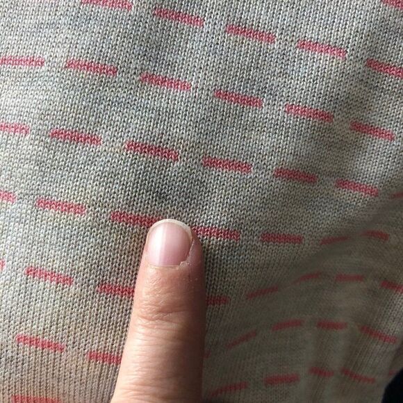 Halogen Womens Size XL Cardigan Sweater Button Down Striped Pink‎ Beige Tan - Picture 9 of 10